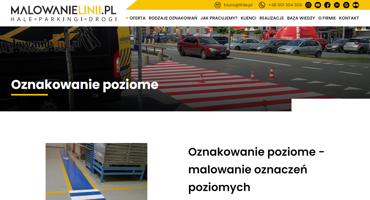 Jak przygotować nawierzchnię pod oznakowanie poziome?