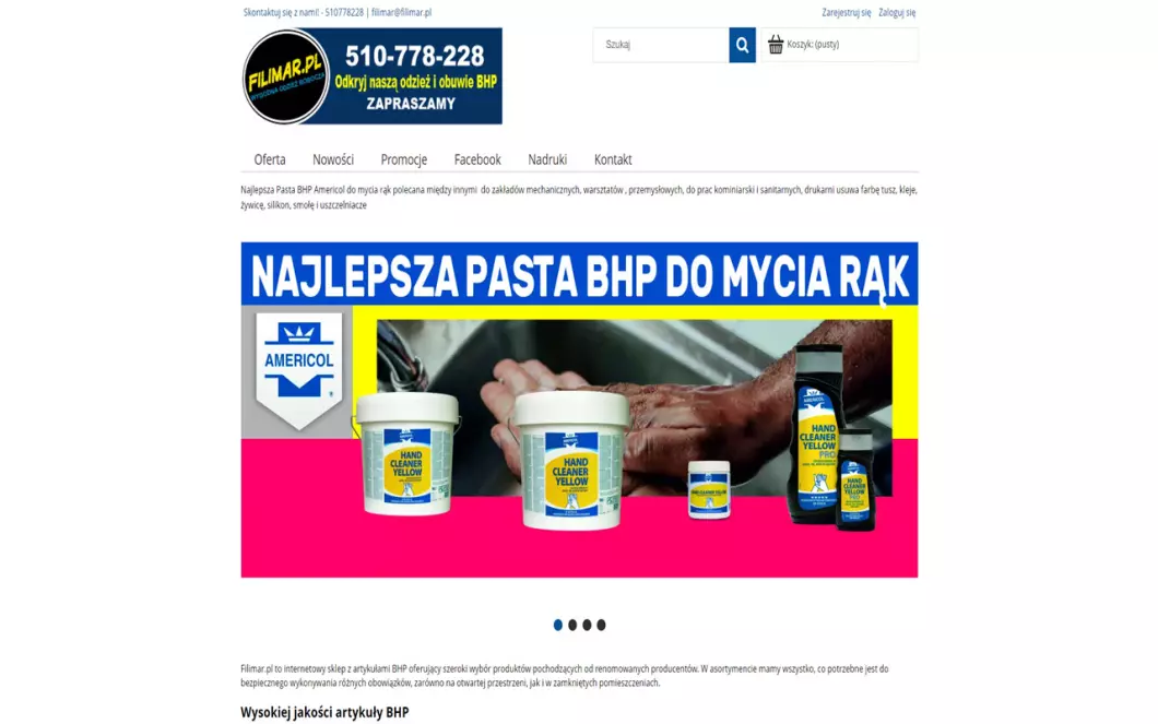 FILIMAR - sklep z artykułami BHP