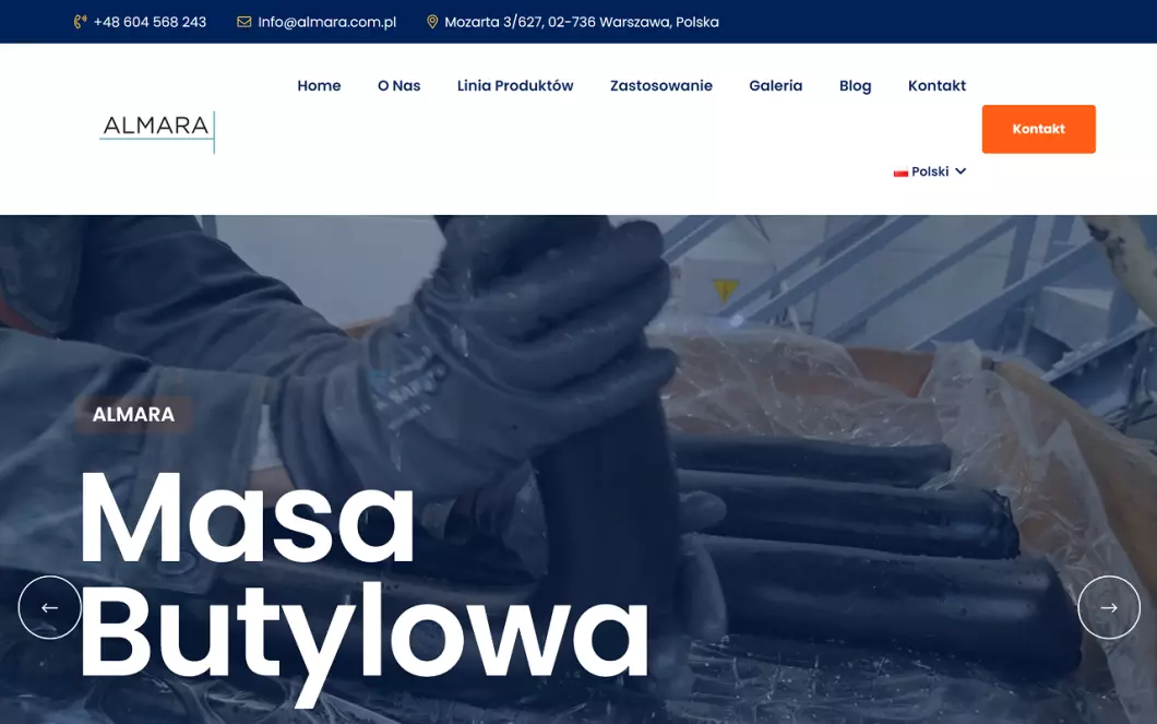 Producent mieszanek butylowych Almara